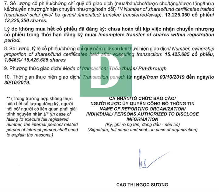 Tăng sở hữu tại công ty chồng, vợ của đại gia Bùi Thành Nhơn vừa chi hơn 700 tỷ đồng - 1