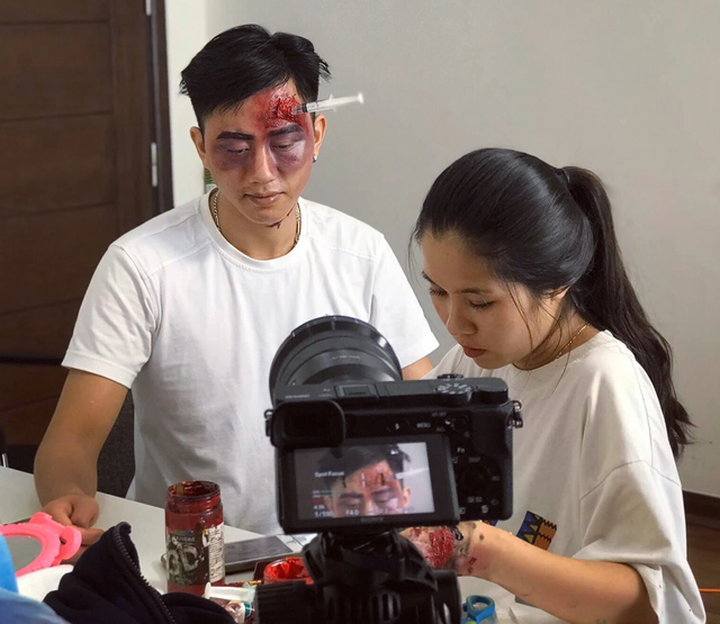 Thu nhập khủng mùa Halloween, sinh viên mỹ thuật thi nhau “tạo quỷ - 4