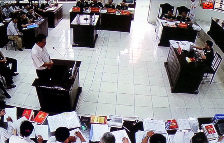 Bị cáo Bùi Văn Tiệp.