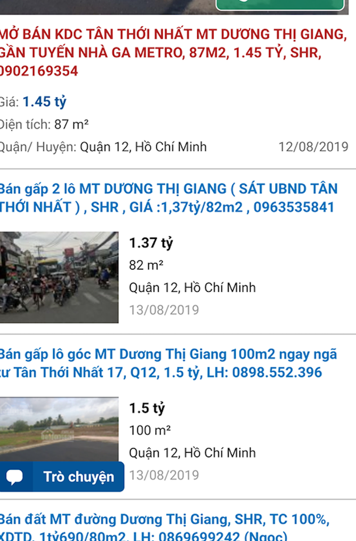 TPHCM: Bát nháo tình trạng mang đất quy hoạch phân lô bán nền tại quận 12 - 1