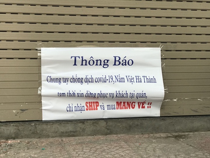 Tránh dịch Covid-19, hàng quán Hà Nội đồng loạt đóng cửa, chỉ nhận ship - 9