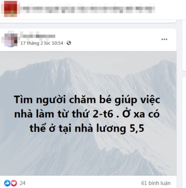 Trông trẻ nghỉ học vì Covid-19, giá dịch vụ cả triệu đồng mỗi ngày - 1