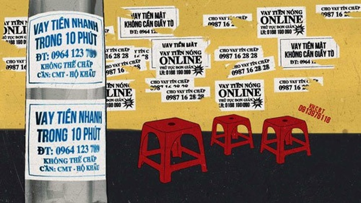 Rao vặt dịch vụ vay tiền ngày càng phổ biến. Ảnh: I.T