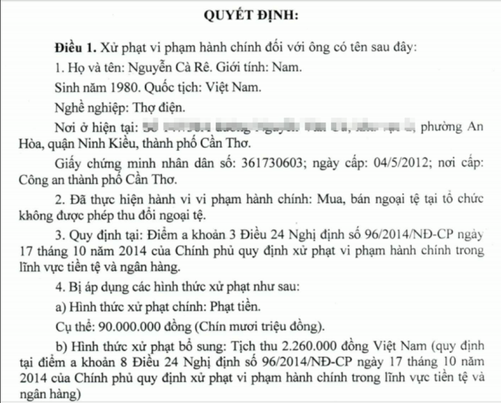 Quyết định xử phạt gây nhiều ý kiến trái chiều