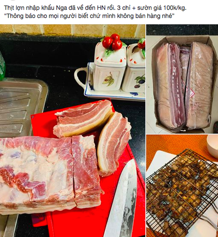 Thịt lợn nhập bán online dân mua cả thùng - 1