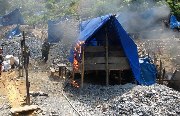 Illegal gold mine in newly-established national park to be destroyed - 1