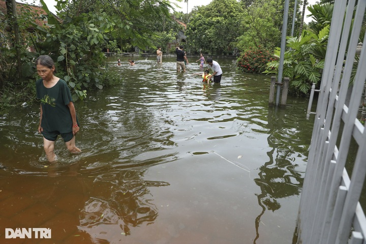 Hanoi village isolated by flooding - 7