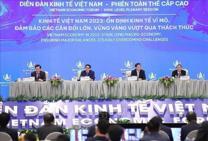 Prime Minister chairs fifth Vietnam Economic Forum - 1
