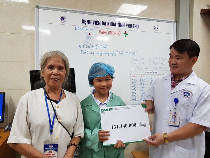 Dantri/DTiNews readers help girl struggling with brain tumour - 1 Dantri/DTiNews readers help girl struggling with brain tumour - 1