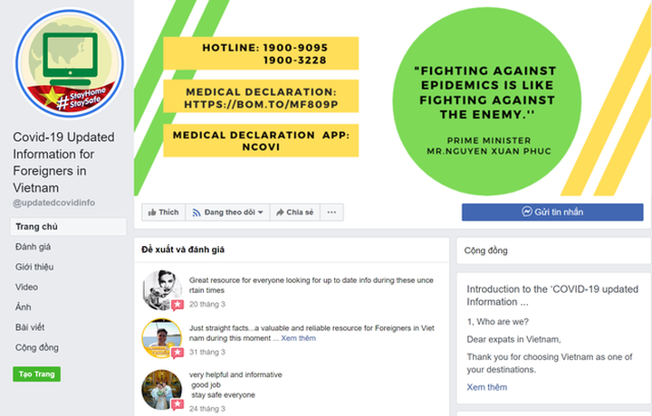 High school student updates Covid-19 information for ex-pats in Vietnam - 1 High school student updates Covid-19 information for ex-pats in Vietnam - 1