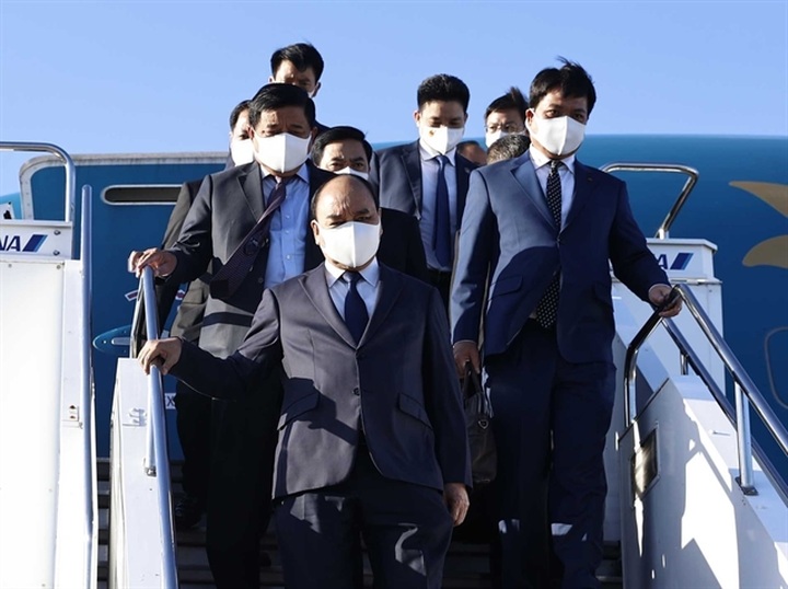 President Phúc arrives in Japan for Abe's State funeral - 1