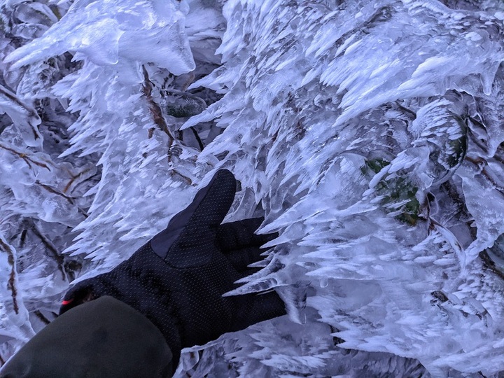 Thousands flock to Mau Son to see frost - 3