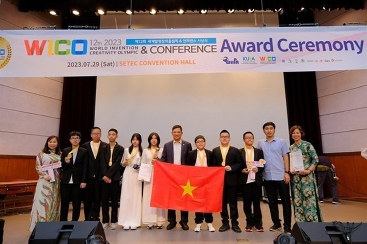 Hanoi students bag gold medals at World Invention Creativity Olympic 2023 - 1 Hanoi students bag gold medals at World Invention Creativity Olympic 2023 - 1