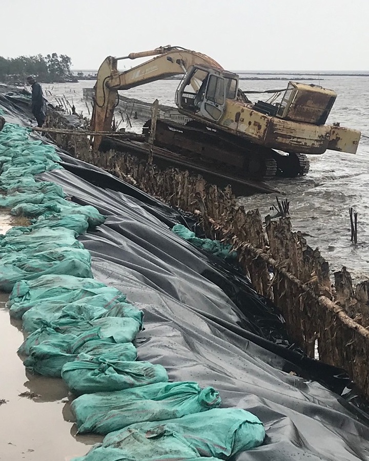 Ca Mau continues struggling with dyke erosion - 3 Ca Mau continues struggling with dyke erosion - 3