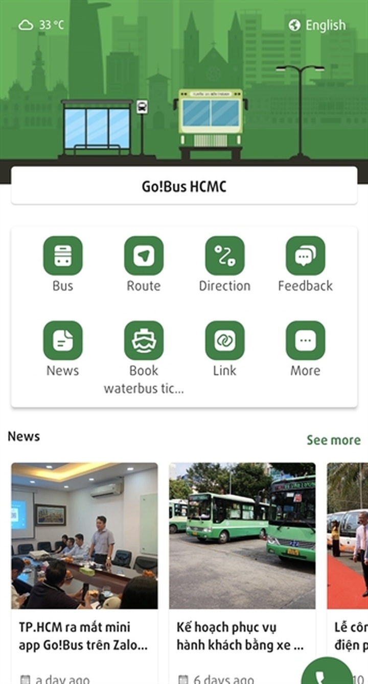 HCM City launches mini bus app on Zalo - 1