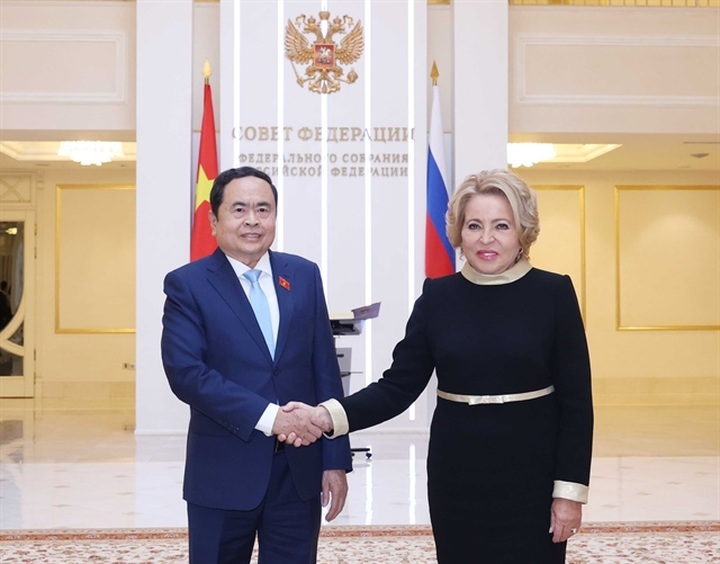 NA Chairman holds talks with Speaker of Russian Federation Council - 1 NA Chairman holds talks with Speaker of Russian Federation Council - 1