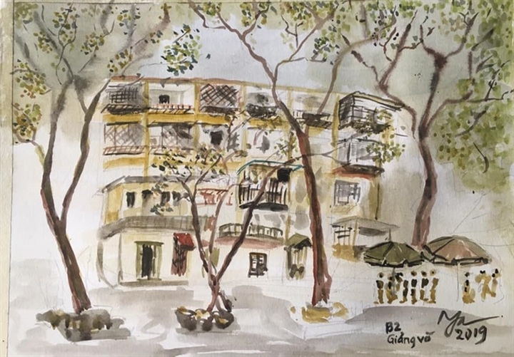 Bilingual sketch book on Hanoi published - 3
