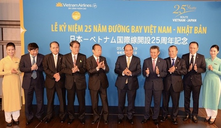 Prime Minister attends 25th anniversary of Vietnam-Japan air route - 1 Prime Minister attends 25th anniversary of Vietnam-Japan air route - 1