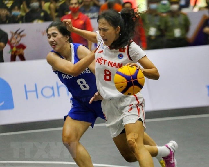 Vietnamese women basketballers win over Philippine rivals at SEA Games 32 - 1 Vietnamese women basketballers win over Philippine rivals at SEA Games 32 - 1