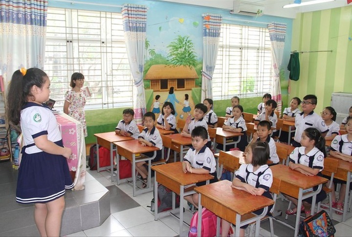 HCM City struggles with class shortage at public schools - 1