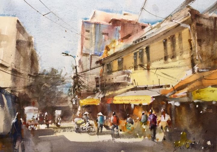 International artists sketch Hanoi - 1 International artists sketch Hanoi - 1