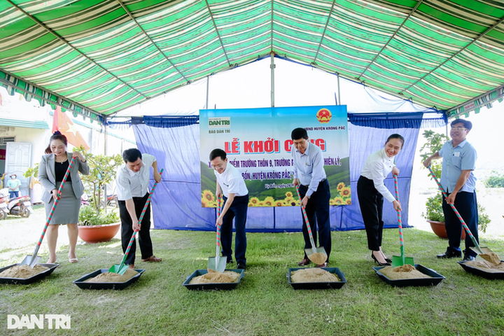 Dantri/Dtinews starts construction of 44th school project in Dak Lak - 1