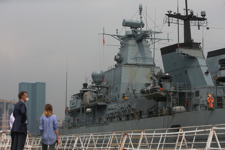 German frigate docks at Ho Chi Minh City port - 4