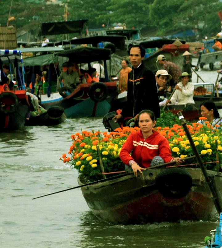 Cai Rang floating market busy before Tet - 5