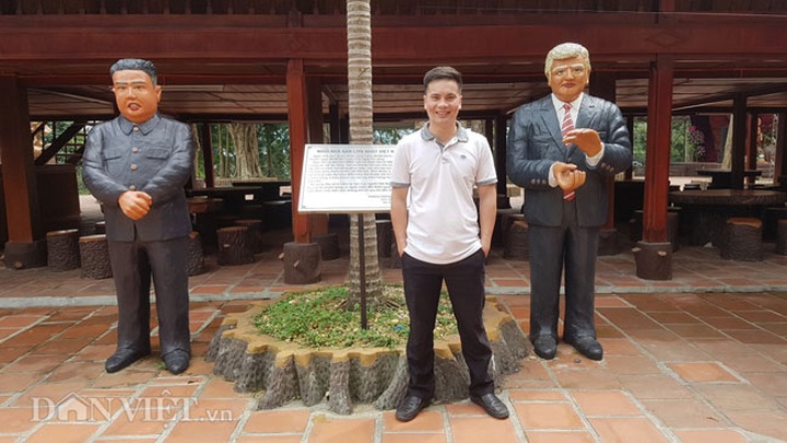 Kim and Trump statues erected at Hanoi resort - 3