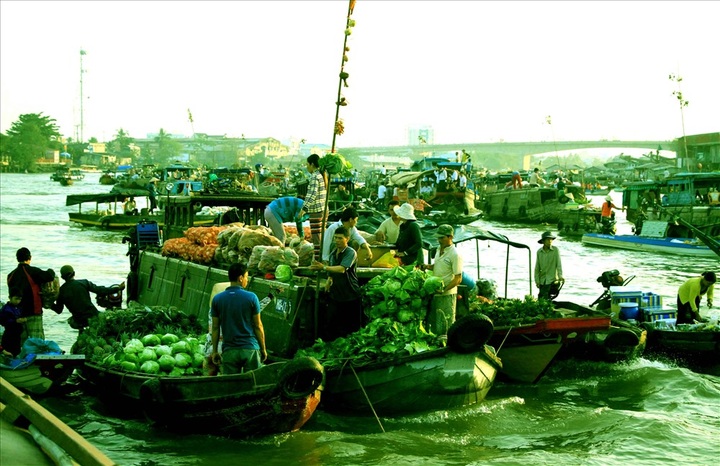 Cai Rang floating market busy before Tet - 7