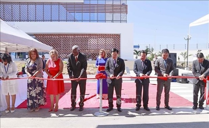 Vietnamese, Cuban NA leaders attend inauguration of important projects in Cuba - 1