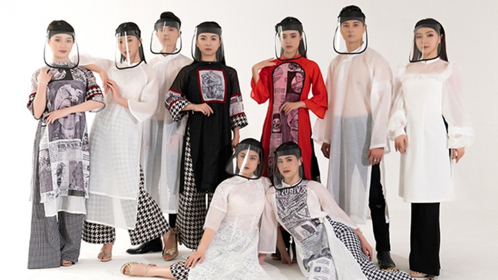 Local designer launches Ao Dai collection to honour frontline forces - 1