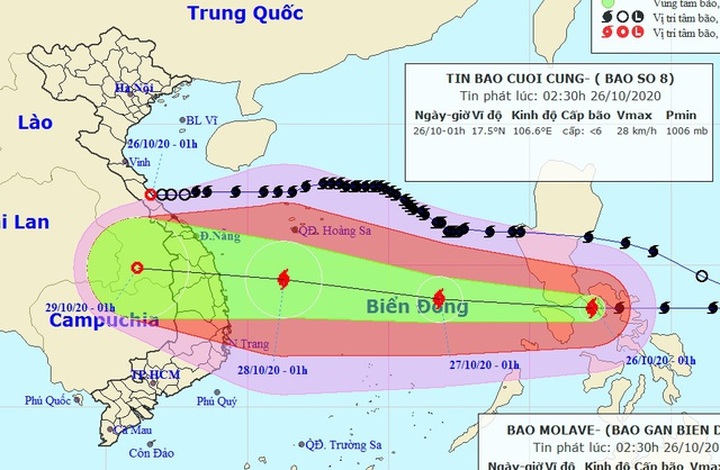 Storm Molave to enter the East Sea - 1