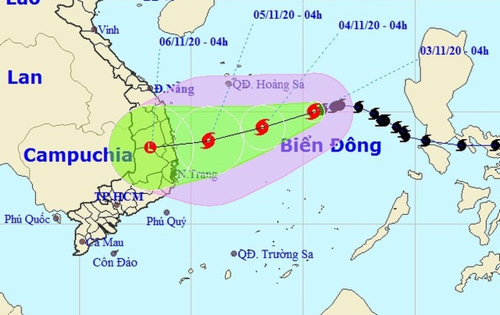 Storm Goni heads for central Vietnam - 1 Storm Goni heads for central Vietnam - 1