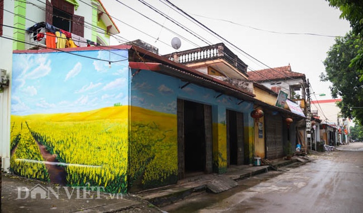 Mural project brightens Hanoi suburban village - 3