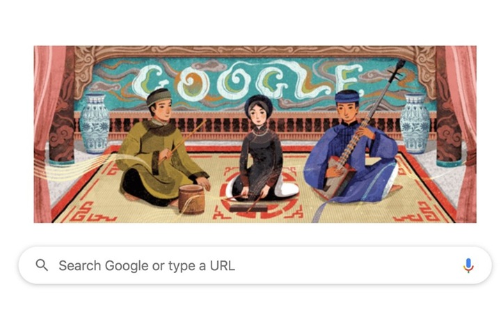 Google Doodle honours Vietnamese ‘ca tru’ - 1