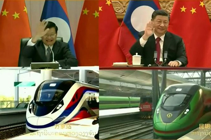 Laos opens Chinese-built railway line - 1