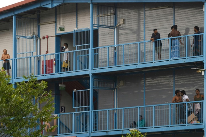 Singapore migrant workers live in fear as virus hits dorms - 1 Singapore migrant workers live in fear as virus hits dorms - 1