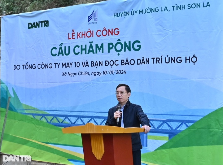 Bridge construction project starts in remote Son La commune - 2 Bridge construction project starts in remote Son La commune - 2