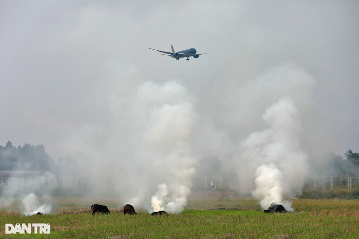 Straw-burning plagues flights at Hanoi airport - 5