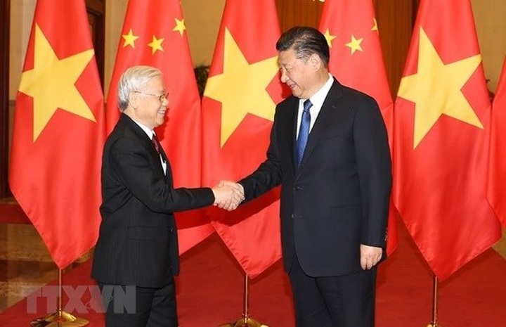 Top Vietnamese, Chinese leaders exchange Lunar New Year greetings - 1 Top Vietnamese, Chinese leaders exchange Lunar New Year greetings - 1