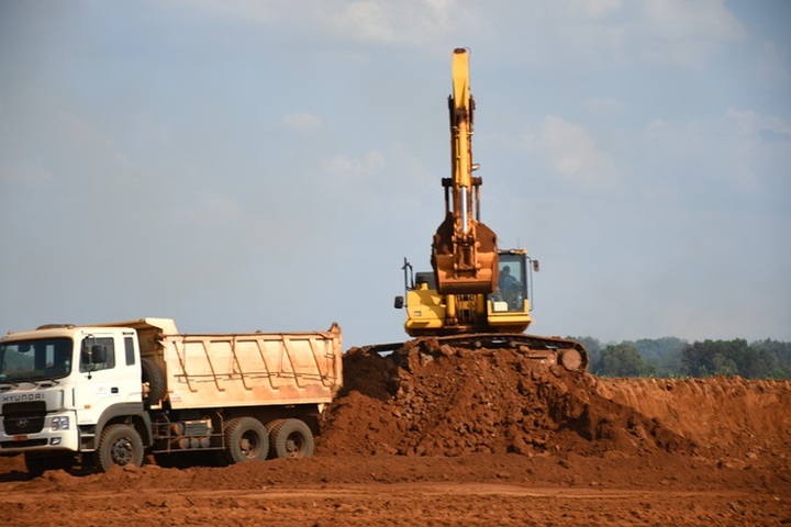 Work on Long Thanh airport maintained during Tet - 3