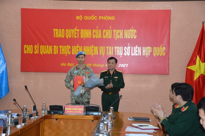 Third Vietnamese military officer to work at UN headquarters - 1 Third Vietnamese military officer to work at UN headquarters - 1