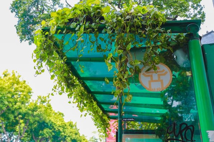 Hanoi bus stops go green - 5