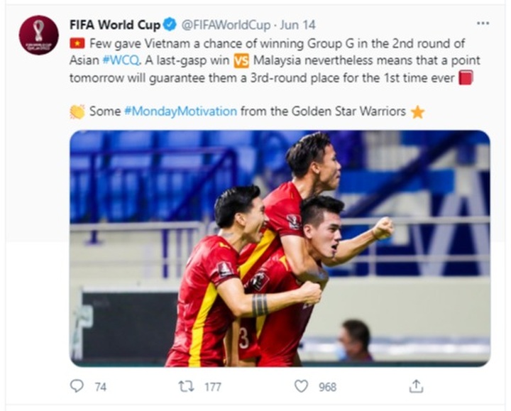 FIFA encourages Vietnam ahead of important World Cup qualifier against UAE - 1