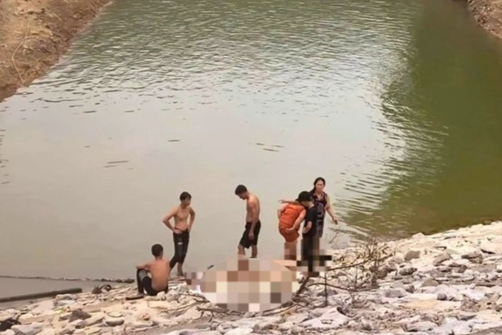 Three children drown in Dak Lak lake - 1 Three children drown in Dak Lak lake - 1