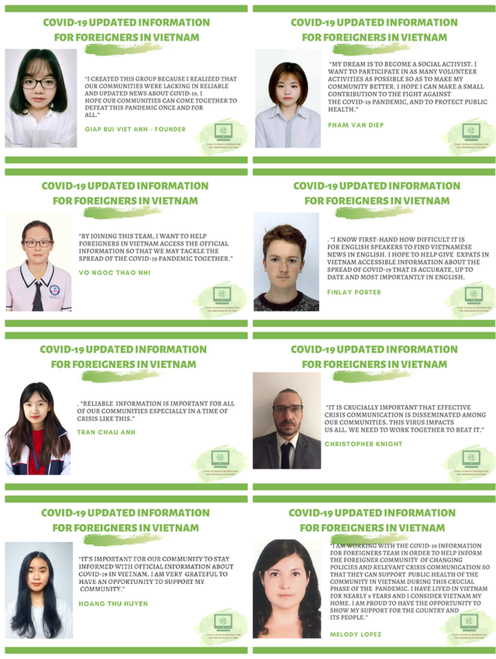 High school student updates Covid-19 information for ex-pats in Vietnam - 4 High school student updates Covid-19 information for ex-pats in Vietnam - 4