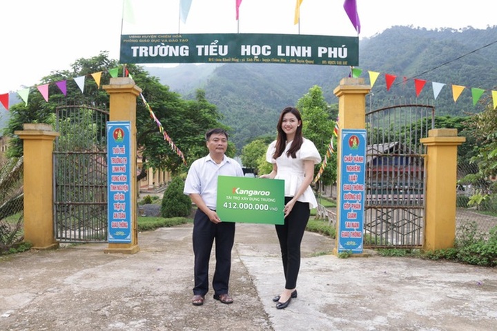 Kangaroo Group donates VND412m to mountainous school - 1