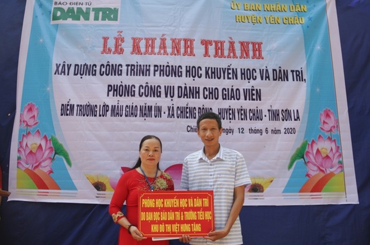 New Dantri classrooms opened in Son La - 3
