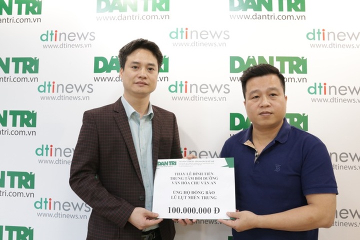 Dantri staff and readers donate to flood victims - 1 Dantri staff and readers donate to flood victims - 1